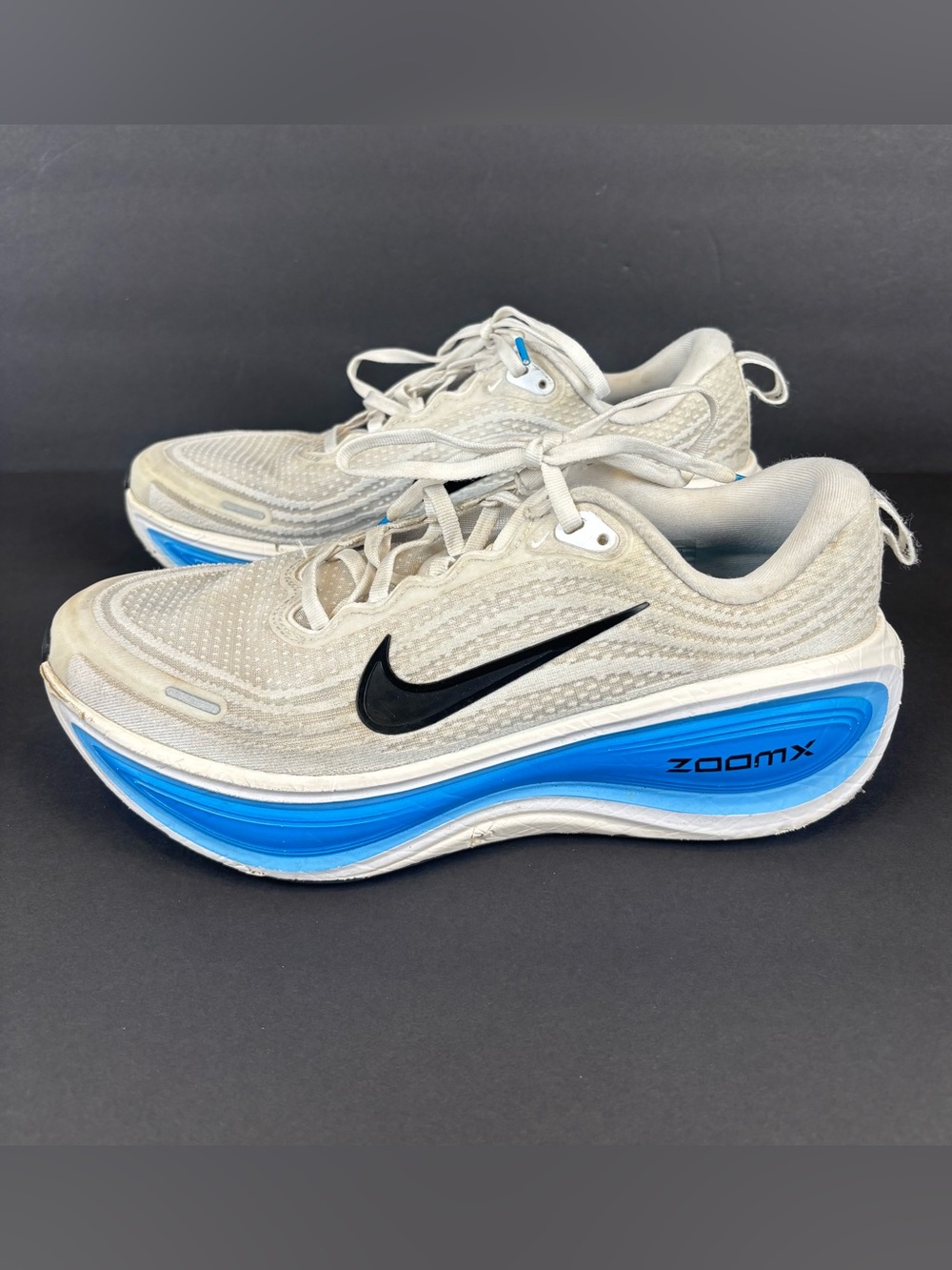 Nike Vomero Plus White Blue Hero Running Shoes Men's Size 8